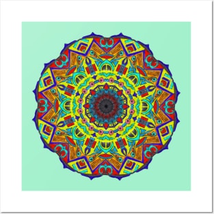 Sleek Mandala Posters and Art